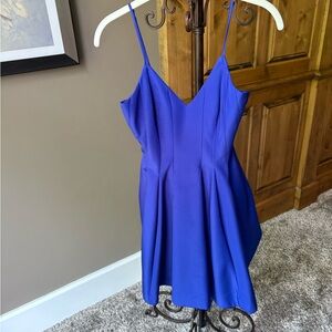 KEEPSAKE the Label Blue Pleated Mini Sundress